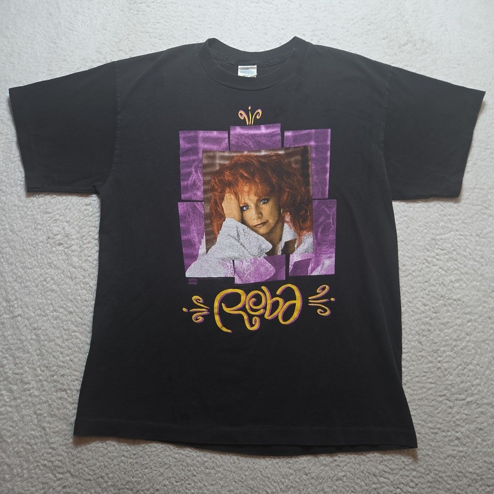 Reba McEntire shirt Vintage 1994 Tour Shirt WINTERLAND Size‎ XL Faded